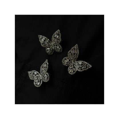 WRAPGAME INDIA Baguette Butterfly Brooch