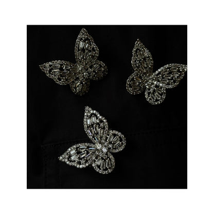 WRAPGAME INDIA Baguette Butterfly Brooch