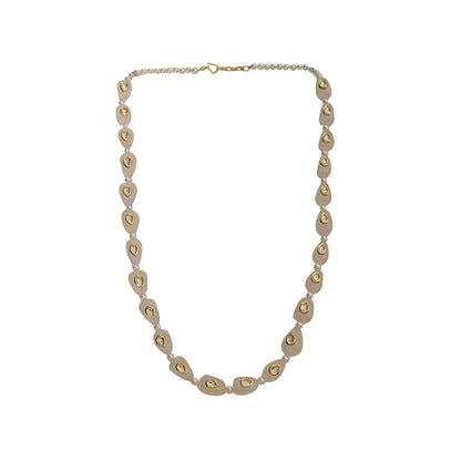XAGO Le Saira Pearl and Kundan Necklace