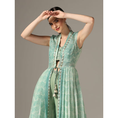 YASHODHARA Eco Green Jacket Set (Set of 3)