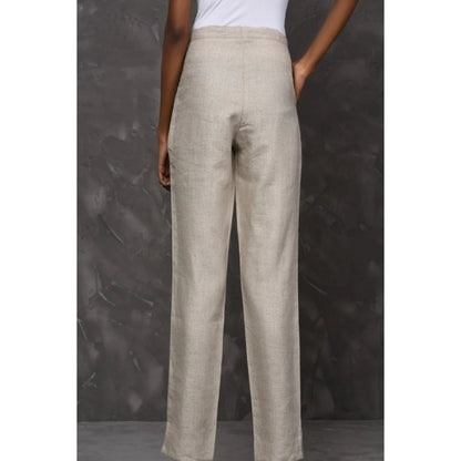 YELL Lucid Drawstring Pants-Beige