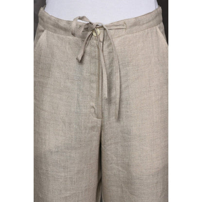 YELL Lucid Drawstring Pants-Beige