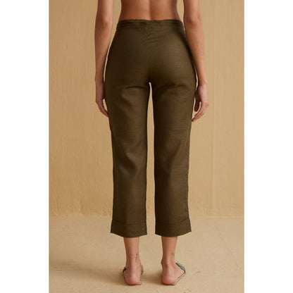 YELL The Tahlia Trousers-Green