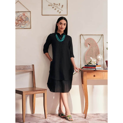 YELL The Delphi Dress-Black