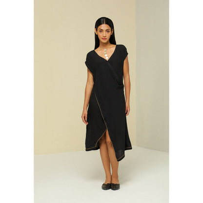 Zaitra Fine Black Dress