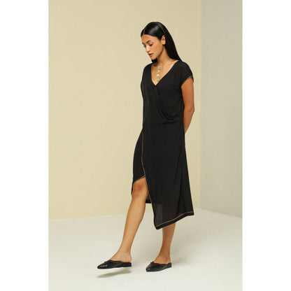 Zaitra Gold Jacket Dress