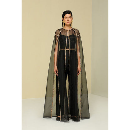 Zaitra Organza Cape Jacket