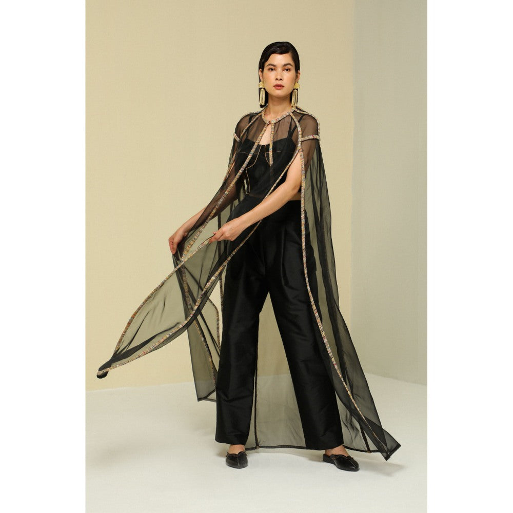 Zaitra Organza Cape Jacket