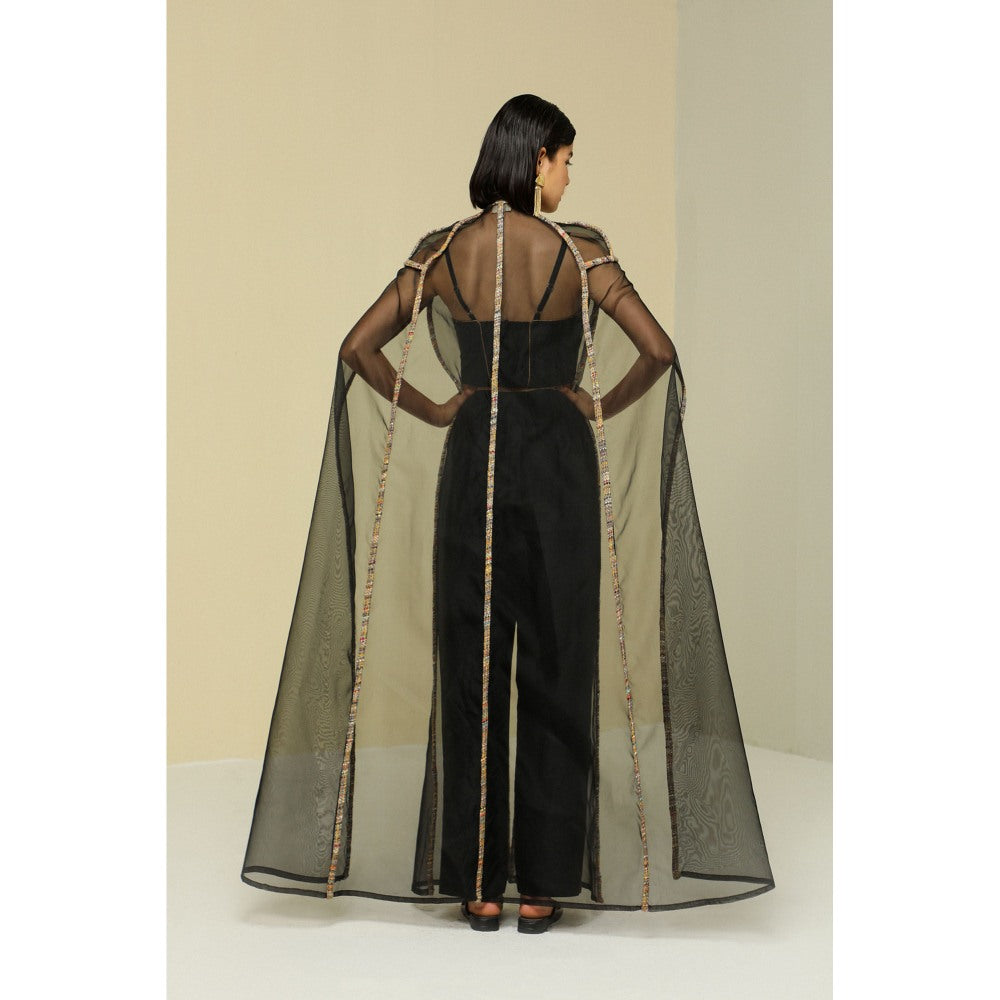 Zaitra Organza Cape Jacket