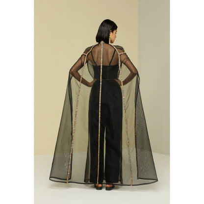 Zaitra Organza Cape Jacket