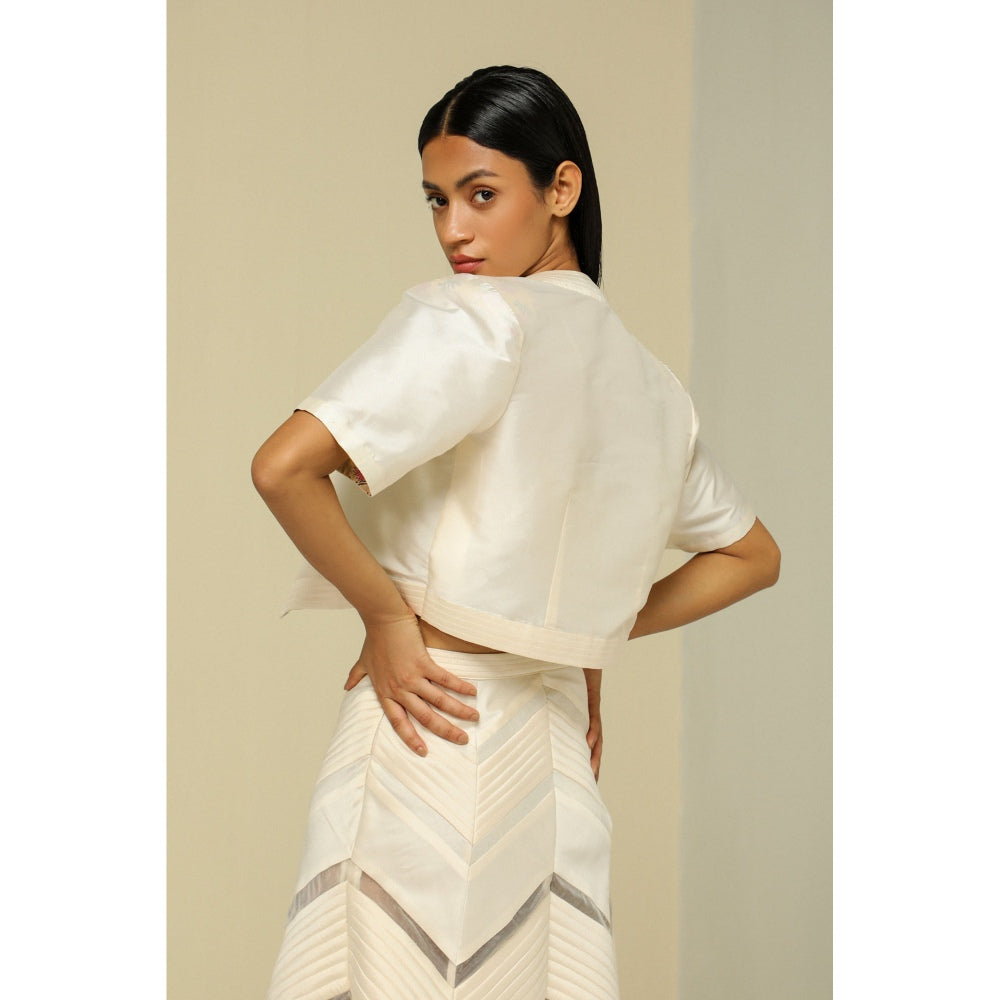 Zaitra Zig Zag Reversible Skirt