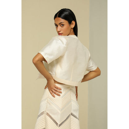 Zaitra Zig Zag Reversible Skirt