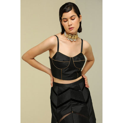 Zaitra Zig Zag Reversible Skirt