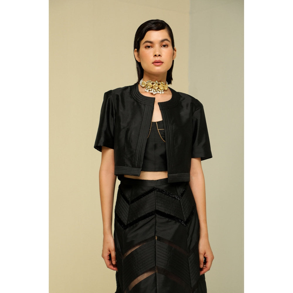 Zaitra Black Jacket