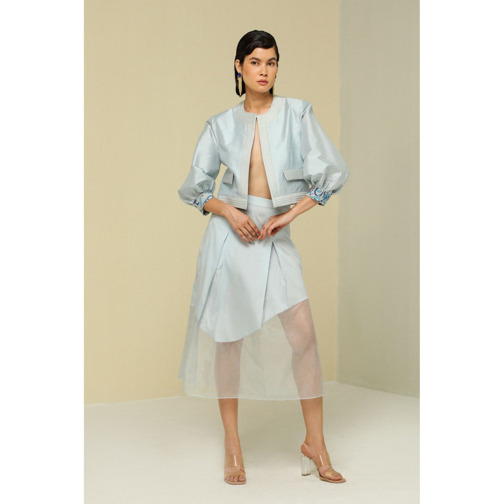 Zaitra Ice Blue Jacket