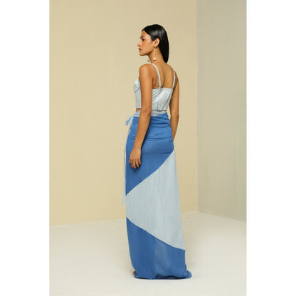 Zaitra Ice Blue Bustier