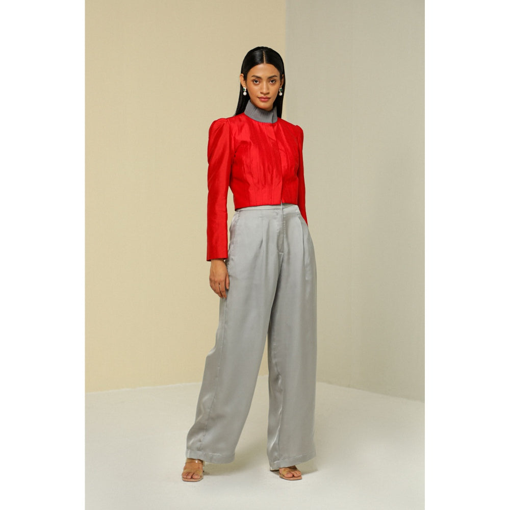 Zaitra Red Short Jacket