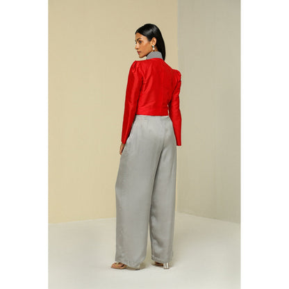 Zaitra Red Short Jacket