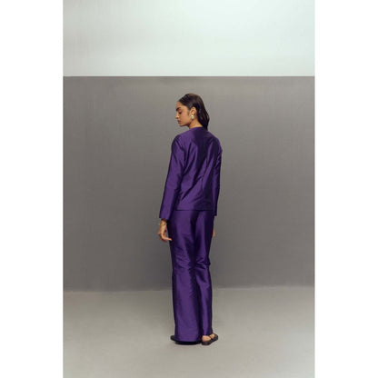 Zaitra Purple Ripple Jacket