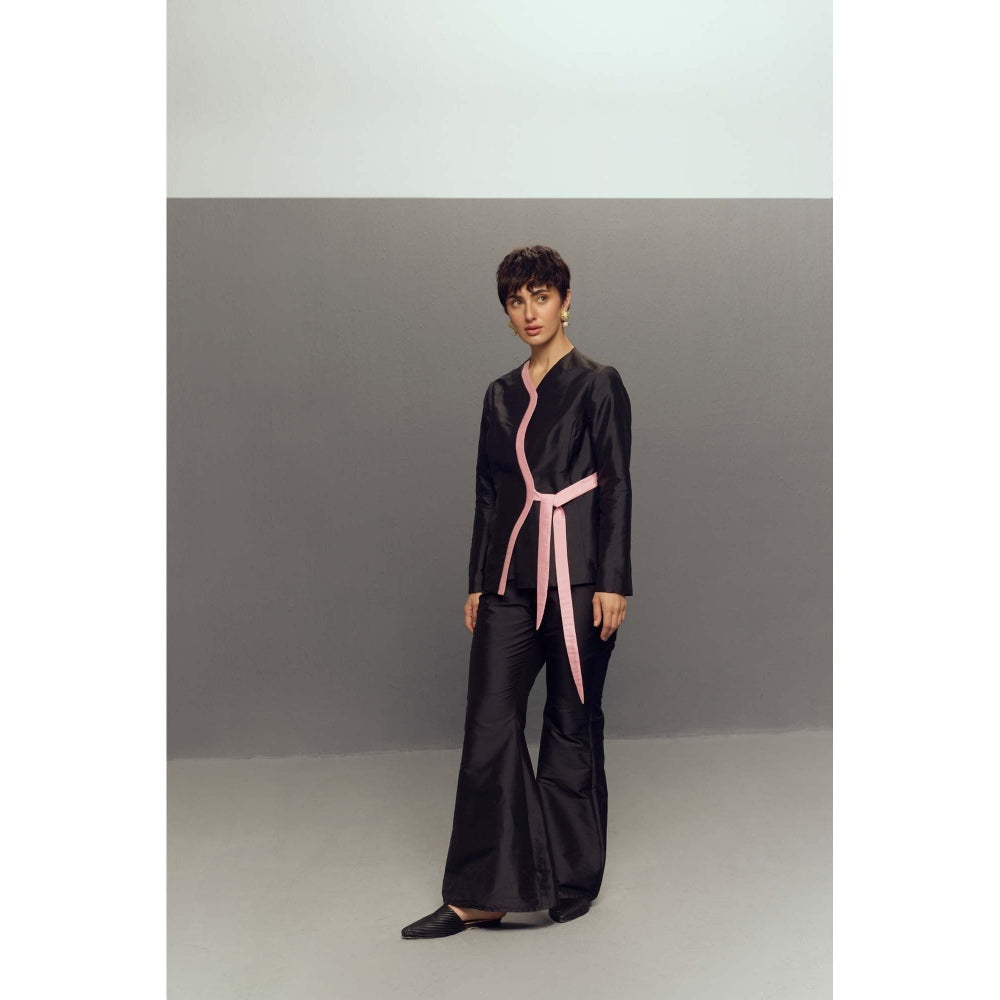 Zaitra Black Ripple Jacket