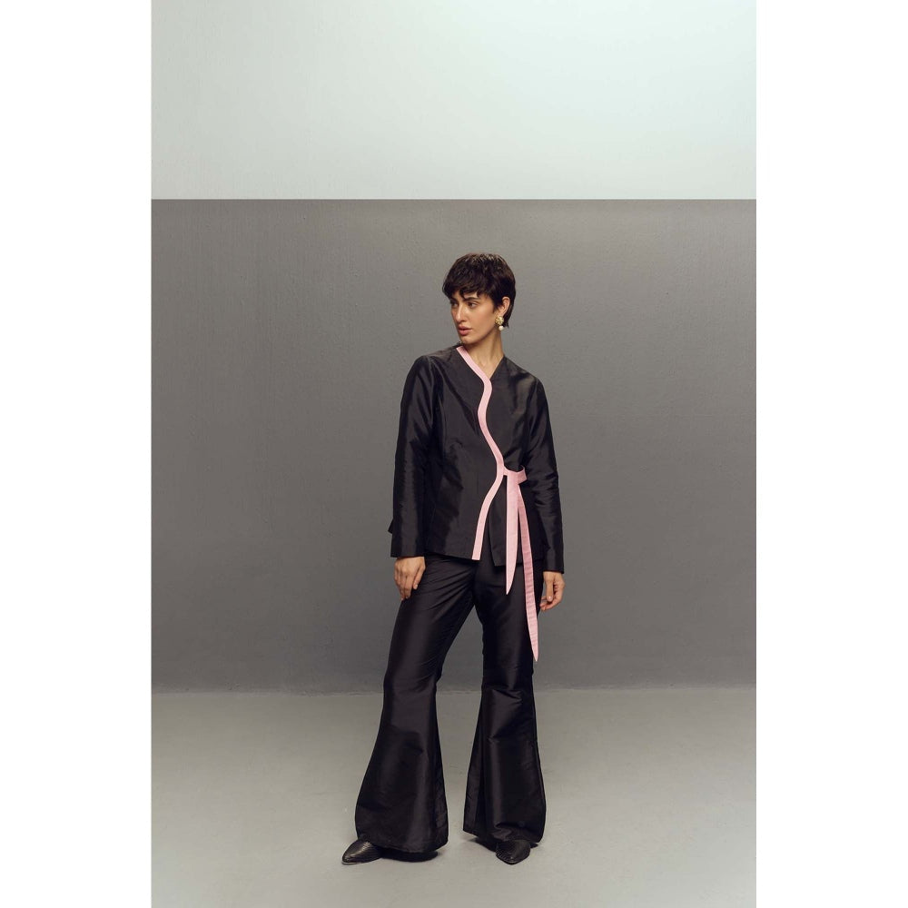 Zaitra Black Ripple Jacket