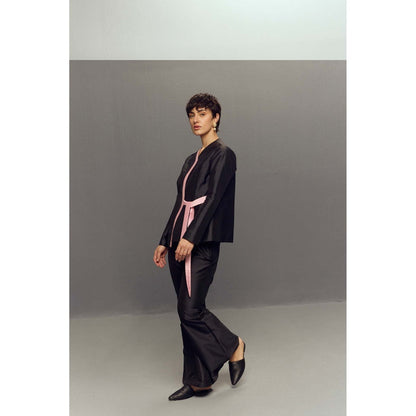 Zaitra Black Ripple Jacket