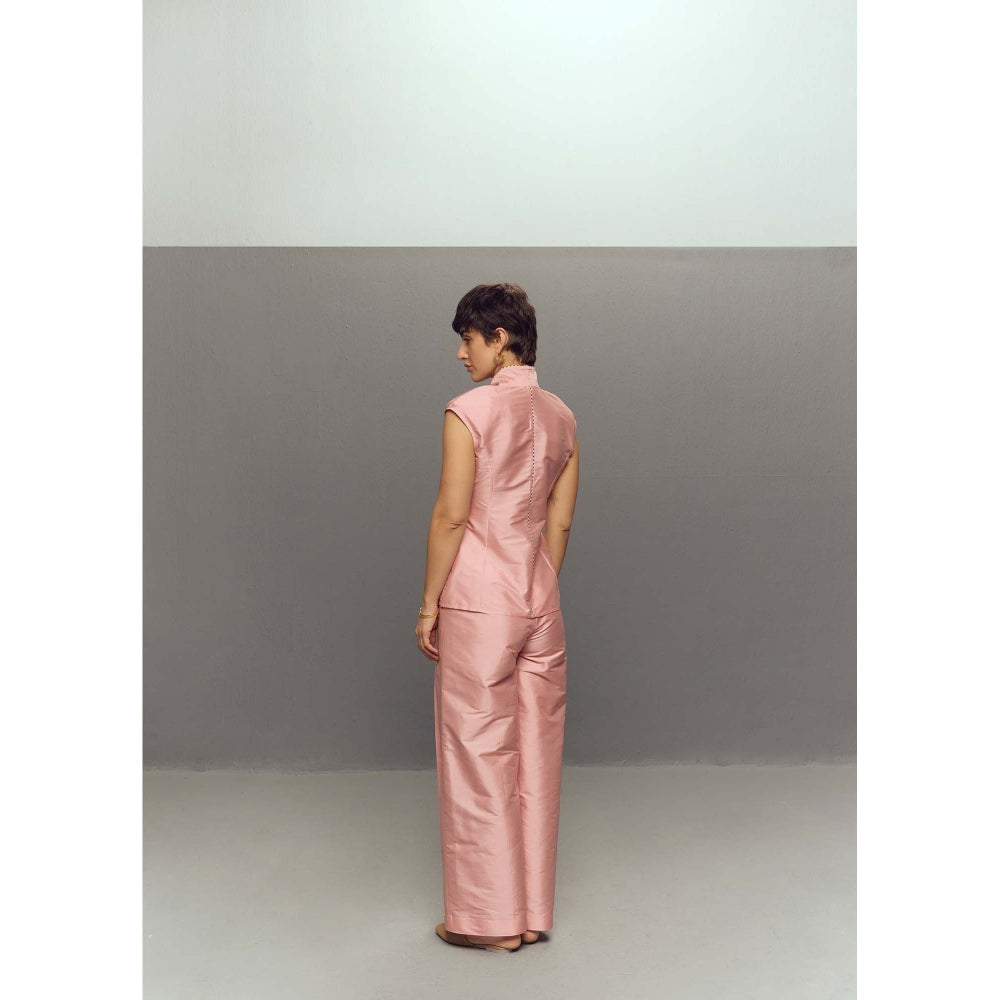 Zaitra Pink Bow Top