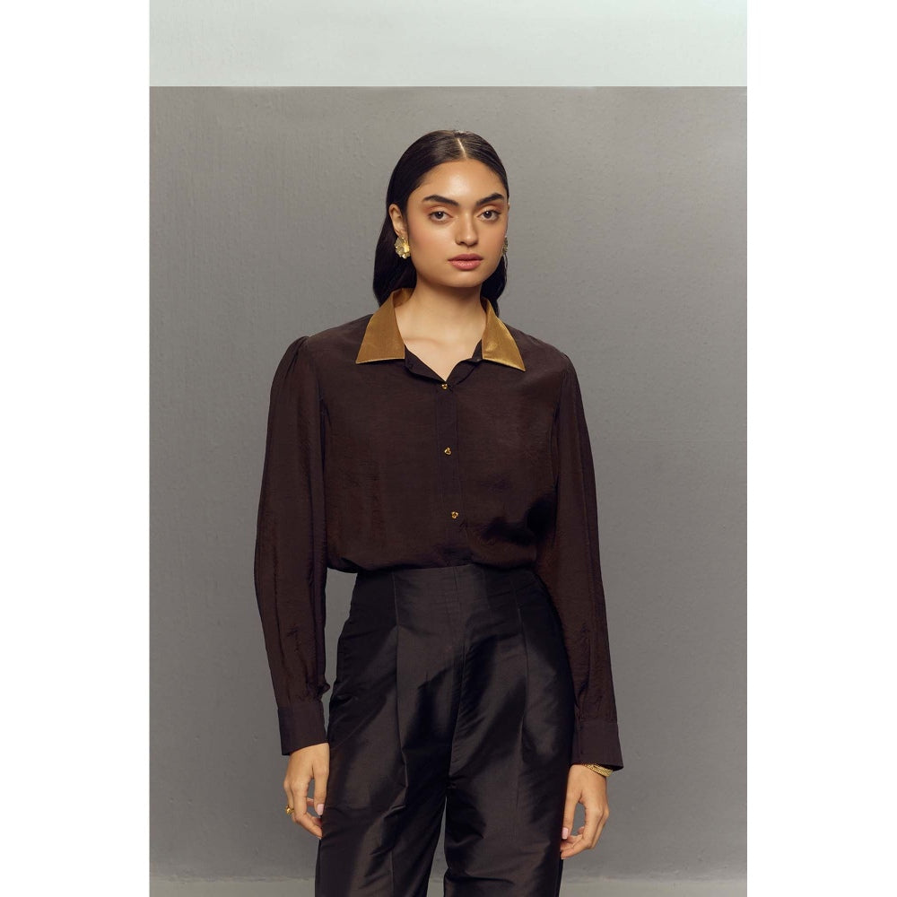 Zaitra Classic Brown Top