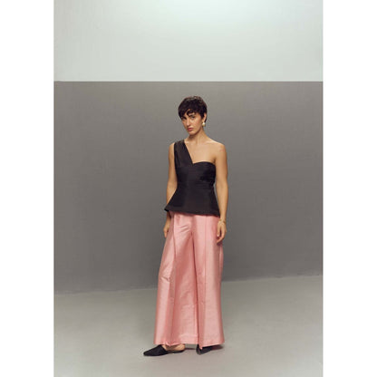 Zaitra Black Corset with Pant (Set of 2)