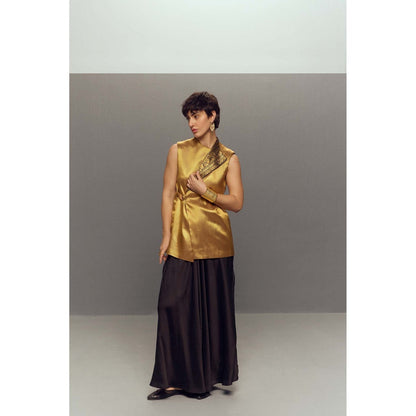 Zaitra Gold Buckle Jacket with Skirt (Set of 2)