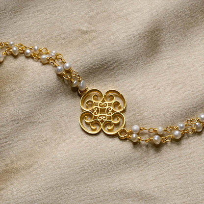 ZARIIN Pretty Bonds Pearl Lumba Bracelet