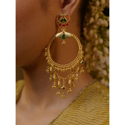 ZARIIN Poetic Dance Hoop Earrings