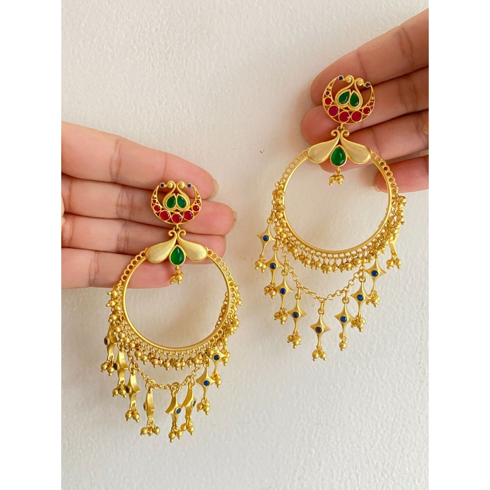 ZARIIN Poetic Dance Hoop Earrings