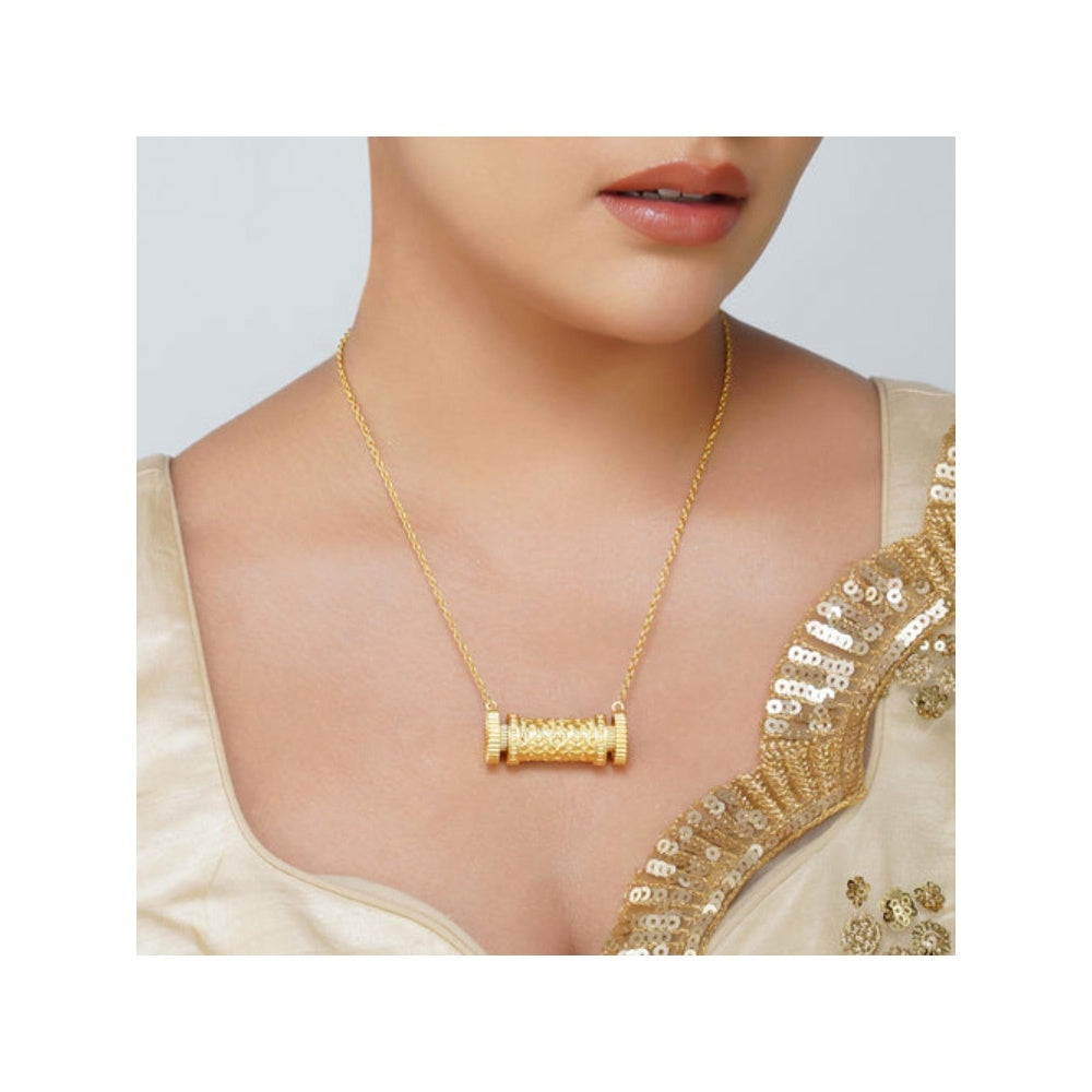 ZARIIN Scrolls Of Time Pendant Necklace