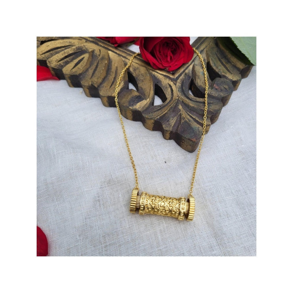 ZARIIN Scrolls Of Time Pendant Necklace