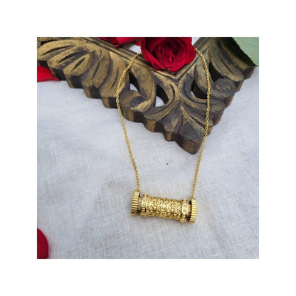 ZARIIN Scrolls Of Time Pendant Necklace