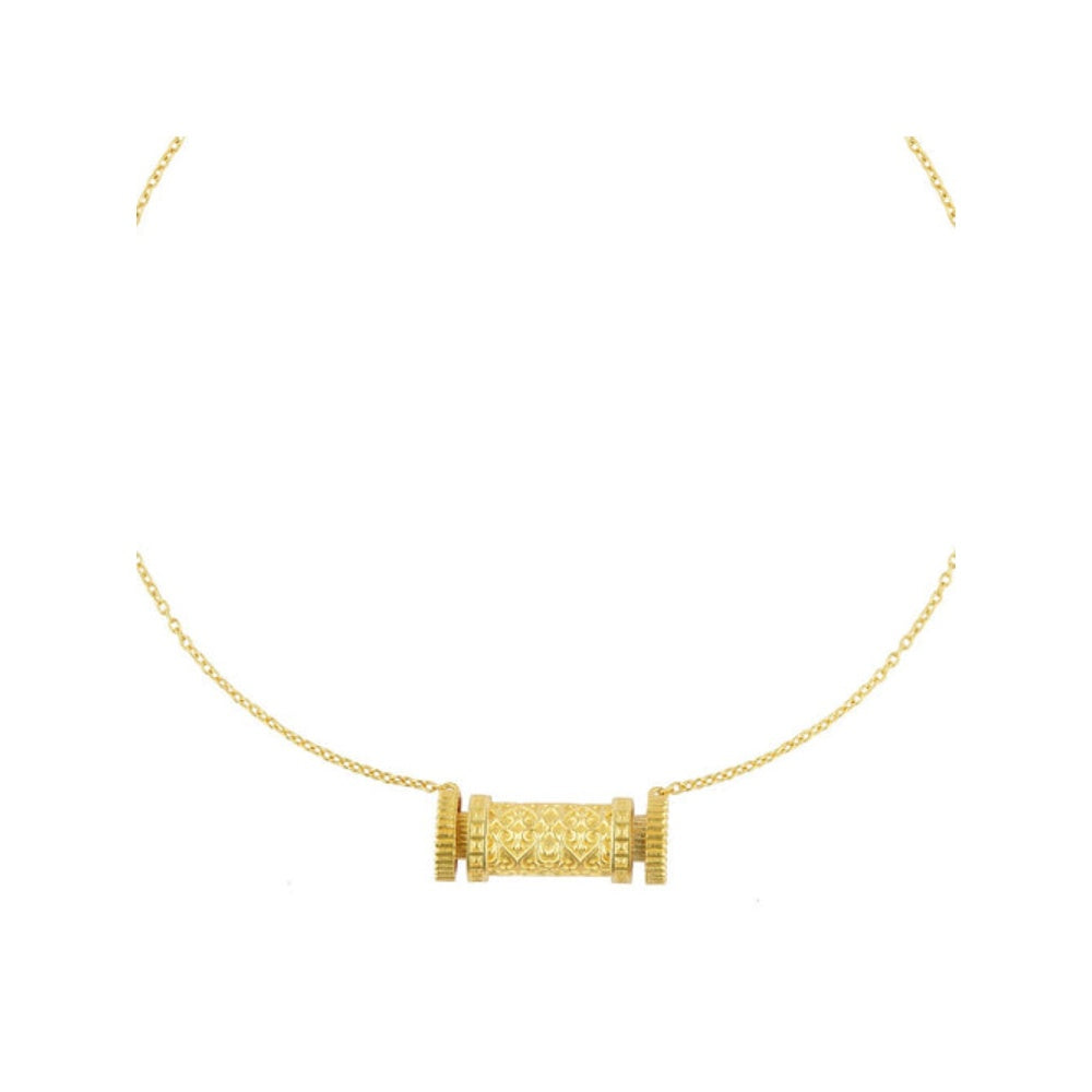 ZARIIN Scrolls Of Time Pendant Necklace