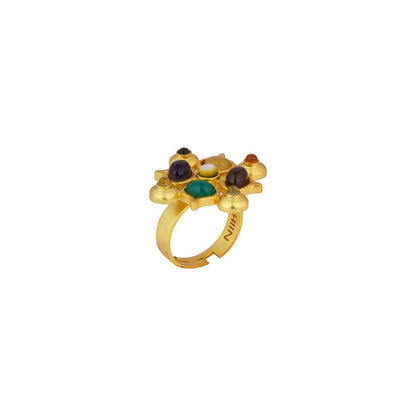 ZARIIN Power Of Nine Navratan Ring