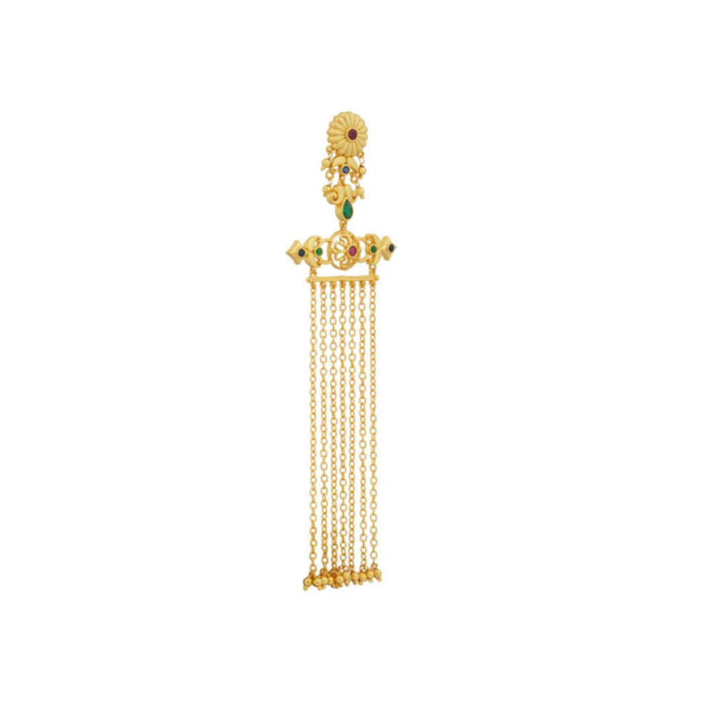 ZARIIN Veil Of Glamour Statement Earrings