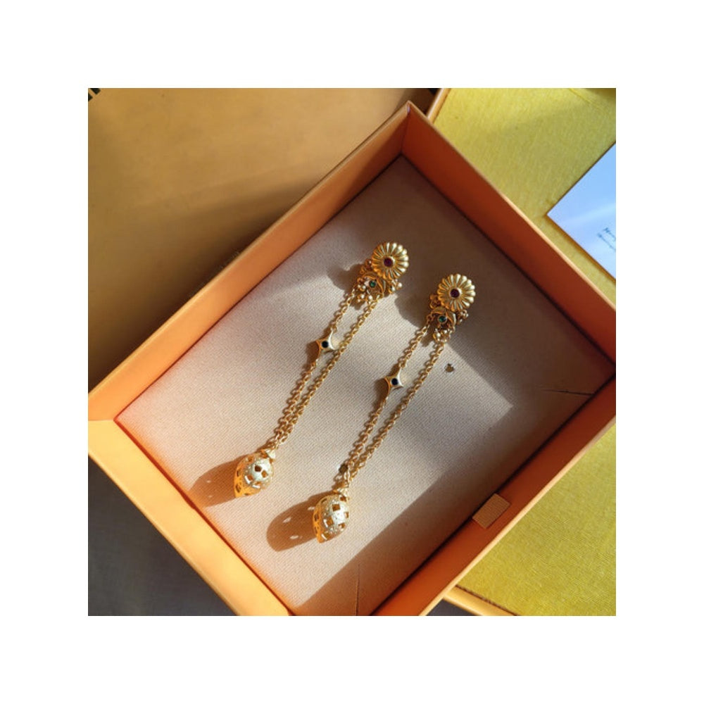 ZARIIN Jhoomar Taal Statement Dejhoor Earrings