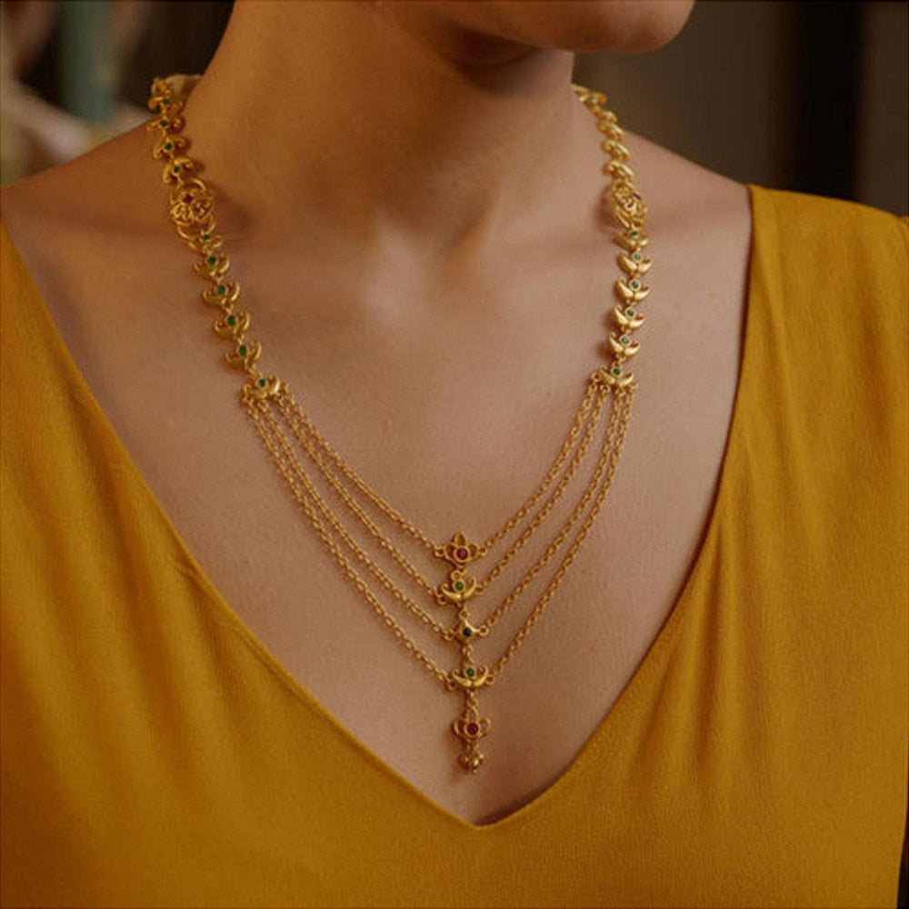 ZARIIN Rajwada Glory Layered Necklace