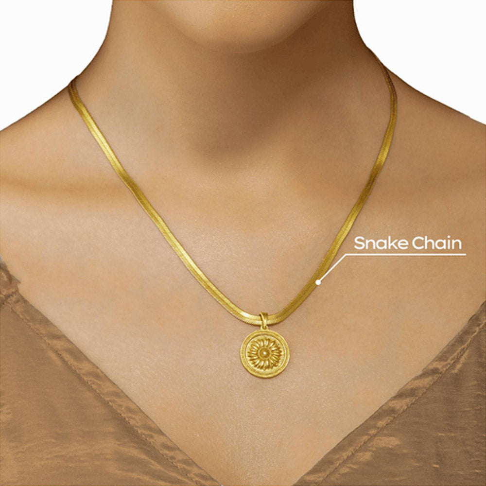 ZARIIN Power Of Belief Coin Necklace - Good Fortune