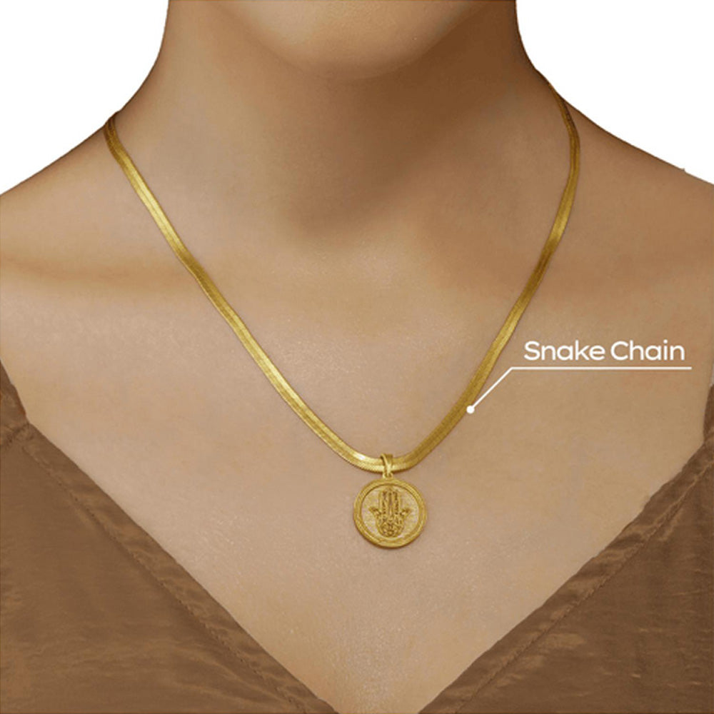 ZARIIN Power Of Belief Coin Necklace - Protection