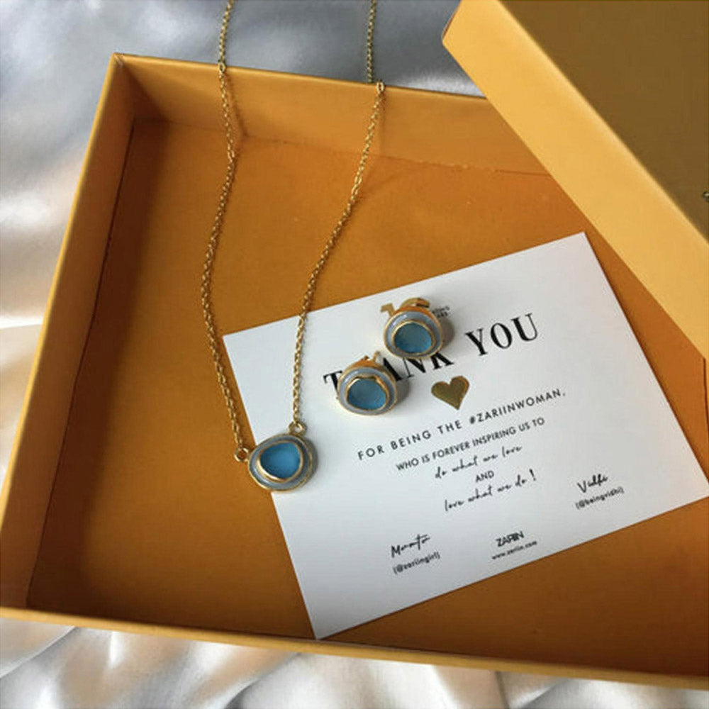 ZARIIN Blue Me Away Gift Box