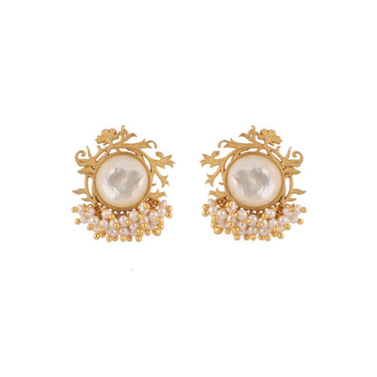 ZARIIN Vintage Pearls Earrings And Pendant Gift Box