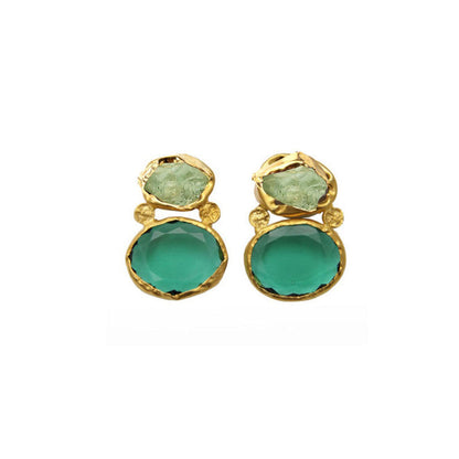ZARIIN Wear Pray Love Set - Green Quartz And Green Amethyst