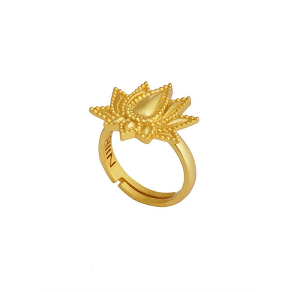 ZARIIN Rise To Shine Lotus Ring