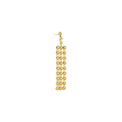 ZARIIN Star Trail Crystal Statement Earrings