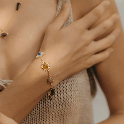 ZARIIN Power Goddess Bracelet Set Of 2