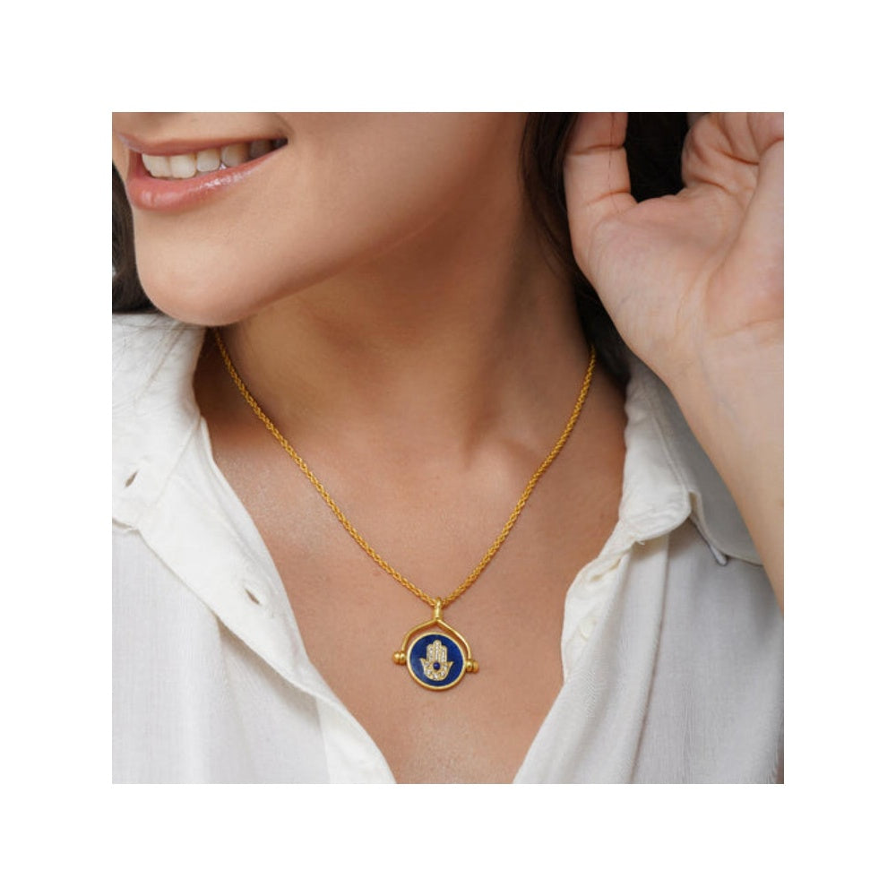 ZARIIN Love And Protection Pendant Necklace Set